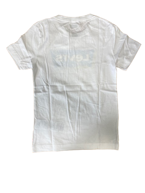 Levi&#39;s T-shirt manica corta Landscape Batwing Fill 8EH317-W1T white