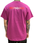 Propaganda maglietta manica corta da uomo con logo Gradient 23SSPRTS679 viola
