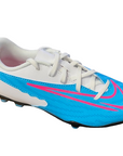 Nike scarpa da calcio da ragazzo Phantom GX Club FG/MG DD9564 446 blu rosa bianco