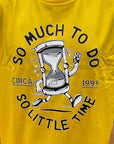 C1RCA maglietta manica corta da uomo Time MTS140 giallo oro
