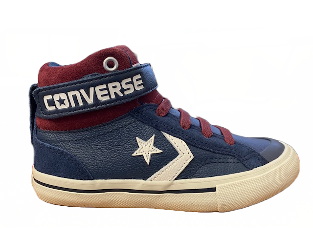 Converse scarpa sneakers da ragazzi in pelle Pro Blaze 658876C blu