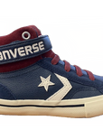 Converse scarpa sneakers da ragazzi in pelle Pro Blaze 658876C blu