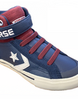 Converse scarpa sneakers da ragazzi in pelle Pro Blaze 658876C blu