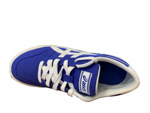 Asics sneakers da ragazzo in canvas Aaron C1P2N 4201 blue-white