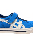 Onitsuka Tiger scarpa sneakers da ragazzo con laccine elastico e velcro Aaron C5A1N 4201 azzurro bianco