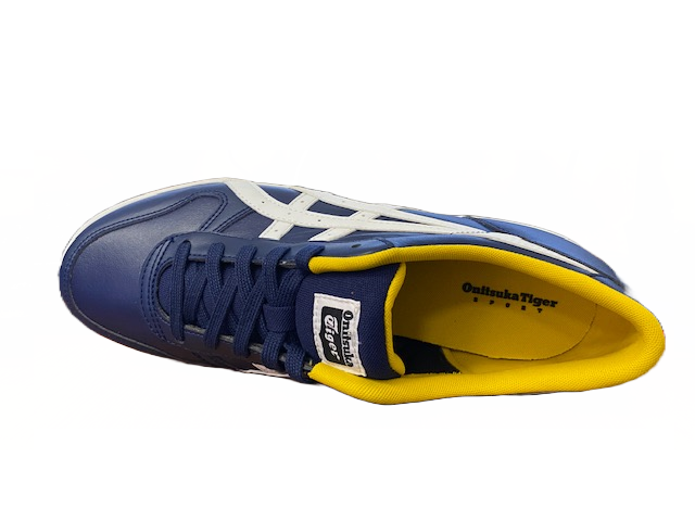Onitsuka Tiger scarpa sneakers da uomo in pelle Aaron D3C3Y 5801 blu bianco