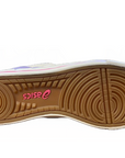 Asics scarpa sneakers da donna in tela Aaron H900Q 0134 bianco lilla