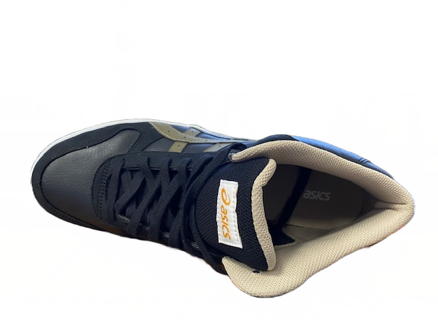 Asics scarpa sneakers da uomo Aaron HY529 9086 nero oliva