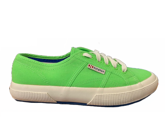 Superga 2750-cotufluo sneakers in tela S007XH0 C73 green fluo