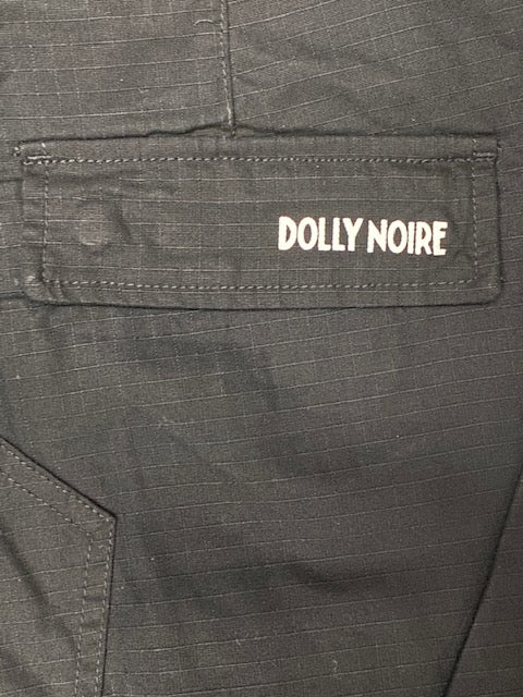 Dolly Noire Pantalone Cargo Ripstop pa901-pd-01 nero