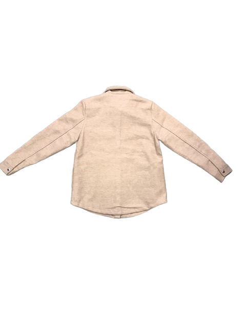 b.young giacca da donna in panno Byadana Shirt 20810134 1407081 Cement Melang