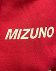 Mizuno Felpa con cappuccio da donna Sweat Athetic K2GC1803 60 rosso