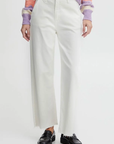 b.yuong Pantalone a vita alta Kato Bylydia Cropped Jeans 20812692 114800 bianco