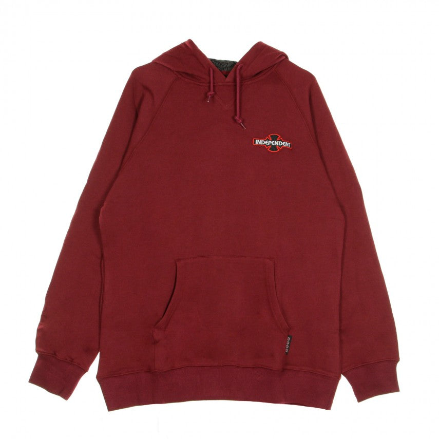 Independent felpa con cappuccio da uomo Array INA-HDY-417 bordeaux