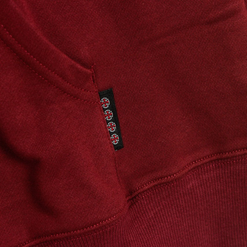 Independent felpa con cappuccio da uomo Array INA-HDY-417 bordeaux