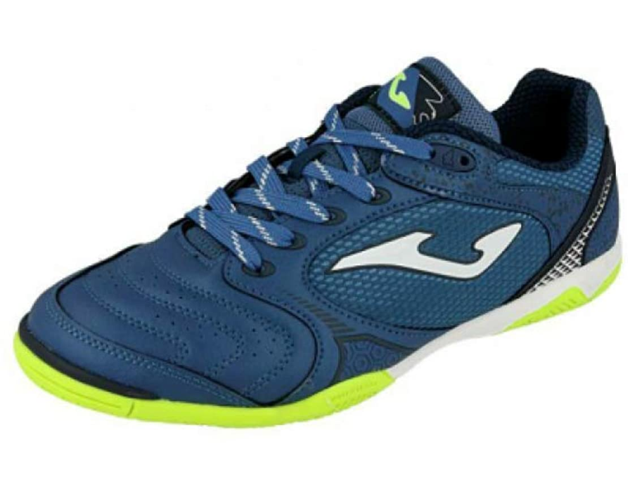 Scarpe da calcetto indoor Joma Dribling 805 DRIW.805.IN colore blu per uomo con suola non-marking