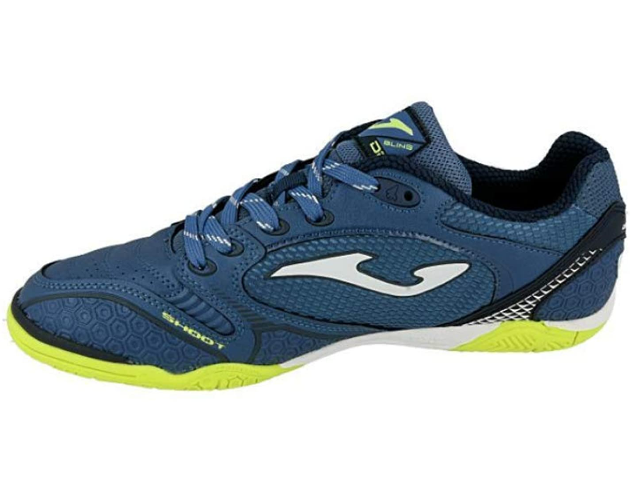 Scarpe da calcetto indoor Joma Dribling 805 DRIW.805.IN colore blu per uomo con suola non-marking