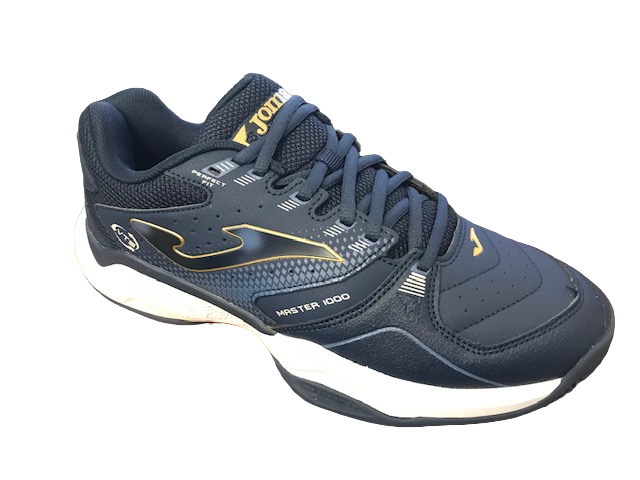 Scarpe tennis Joma T Master 1000 Men 2203 blu con tomaia micro PU e suola DIN-100 per principianti e giocatori intermedi