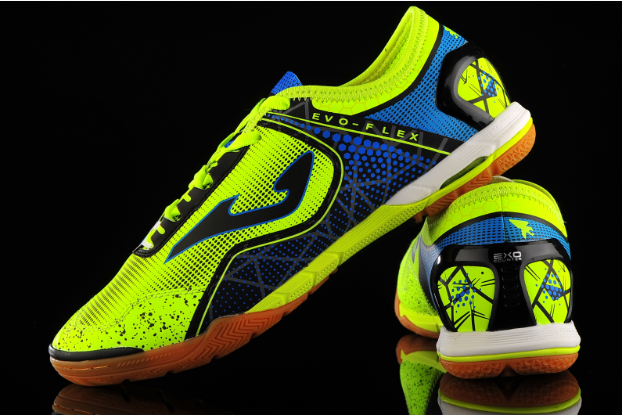Joma scarpa da calcetto indoor Evo Flex 709 EVOS.709.IN giallo