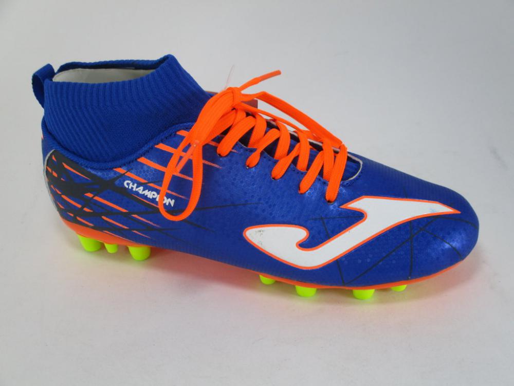 Joma scarpa da calcio da ragazzo Champion 804 CCHJW.804.AG azzurro laterale