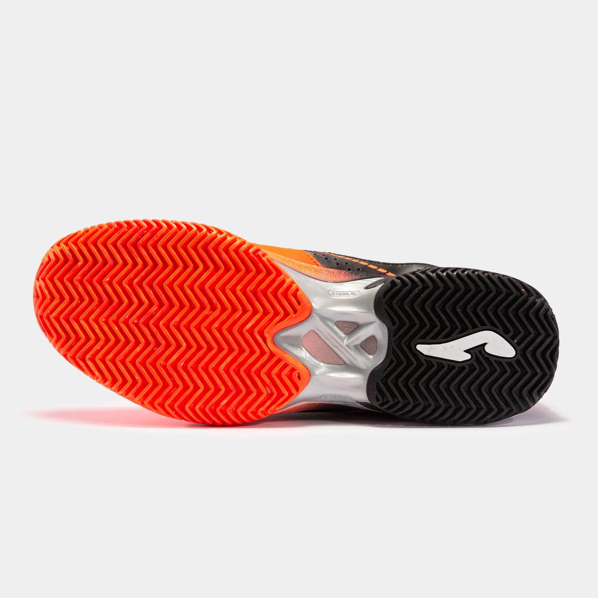 Joma scarpa da tennis da uomo Set Men 2208 arancio-nero suola