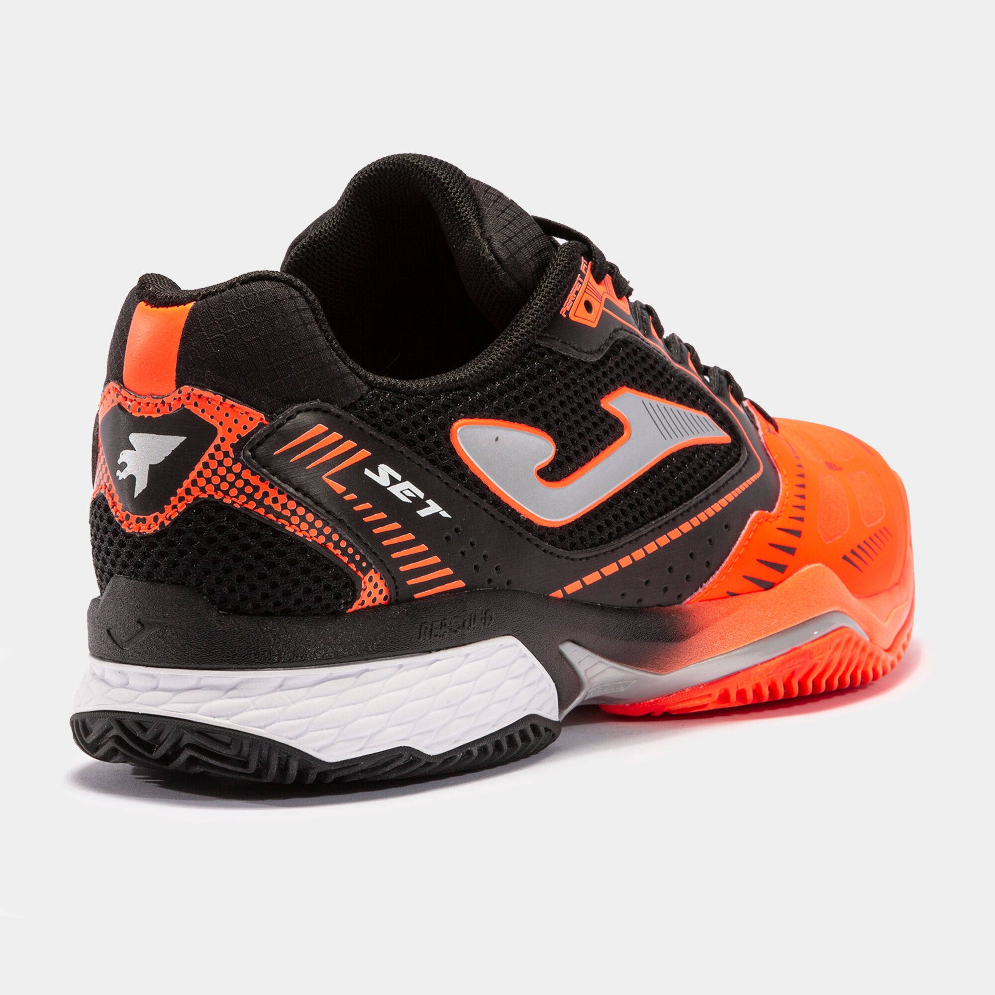 Joma scarpa da tennis da uomo Set Men 2208 arancio-nero tacco