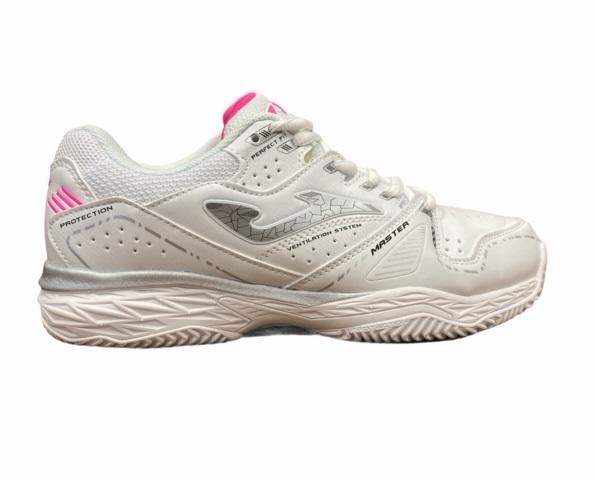 Joma scarpa da tennis o Padel da donna Master 1000 2102 bianco frontale