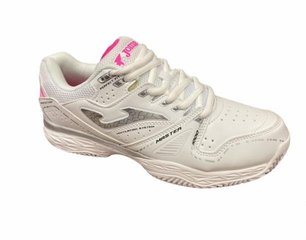 Joma scarpa da tennis o Padel da donna Master 1000 2102 bianco laterale