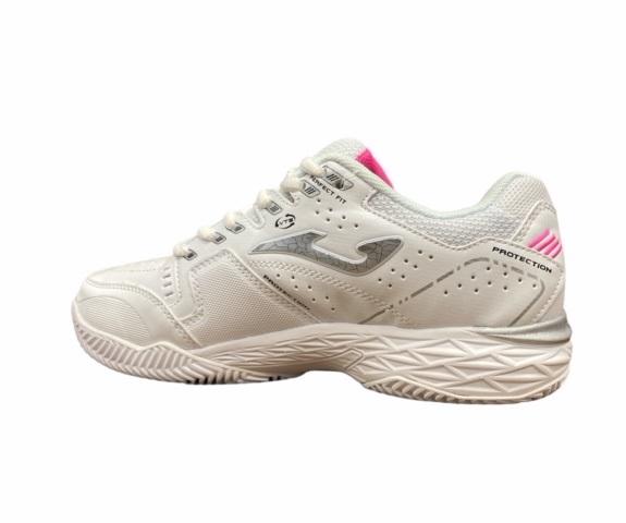 Joma scarpa da tennis o Padel da donna Master 1000 2102 bianco retro