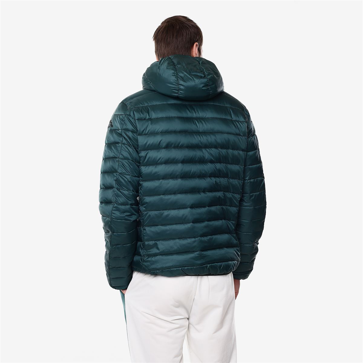 Kappa Jacket Logo Astro 303ZLN0 A06 green dark forest dietro