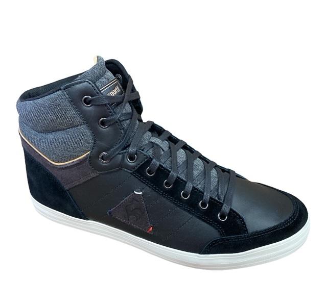 Le Coq Sportif scarpa sneakers alta da uomo Portalet Mid Craft 1720259 nero 1