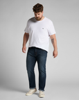 Lee maglietta manica corta da uomo SS Pacth Logo L60UFQ12 bianco