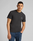Lee T-shirt manica corta SS Pacth Logo Tee L60UFQON washed black