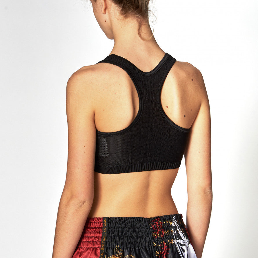 Leone Paraseno PR325 Nero – Paraseno donna boxe, protezione allenamento, coppa anatomica retro