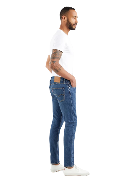 Levi&#39;s pantalone jeans da uomo 512 Slim Taper 288330850 blu medio