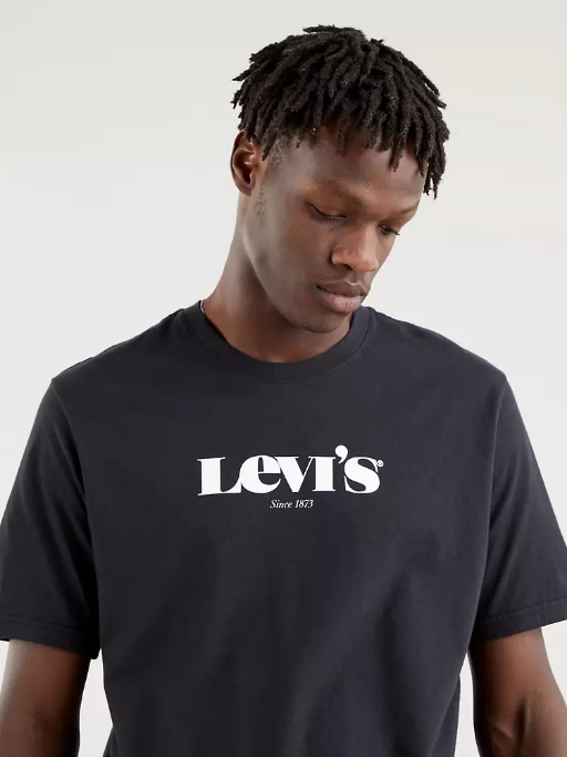 Levi's T-shirt Manica Corta Uomo Nera - 1873 161430084