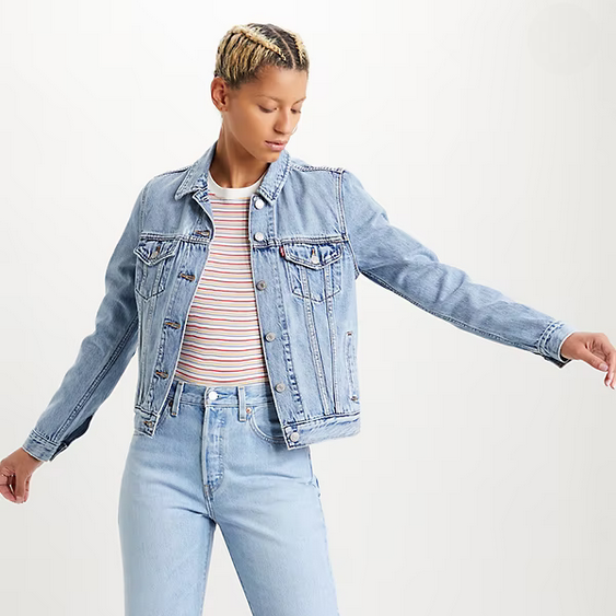 Levi's giacca in jeans da donna Jacket Trucker 299450100 denim all mine medium indigo 1