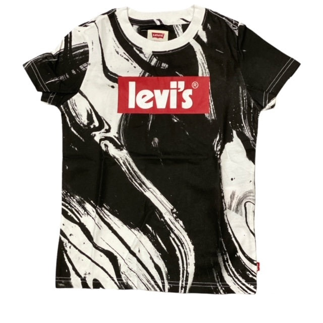 Levi's maglietta manica corta da bambino Meet&Graphic 3EE626 4EE626 angel blue avanti