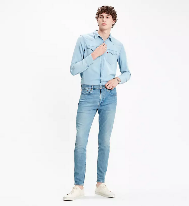 Levi's pantalone Jeans da uomo 512 Slim affusolati Taper 288330588 pelican rust-blu
