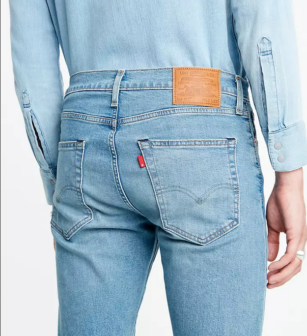 Levi's pantalone Jeans da uomo 512 Slim affusolati Taper 288330588 pelican rust-blu