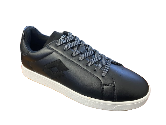 Sneakers basse Lotto 1973 AMF EVO VII nere da uomo con logo laterale e suola ammortizzata