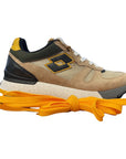 Sneakers Lotto Leggenda Tokyo Shibuya Net 217865 97K cammello-nero da uomo, design elegante e comfort