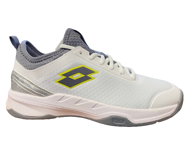 Lotto Scarpa da Tennis da uomo per tutte le superfici Mirage 500 II ALR 216634 9FG bianco-argento frontale