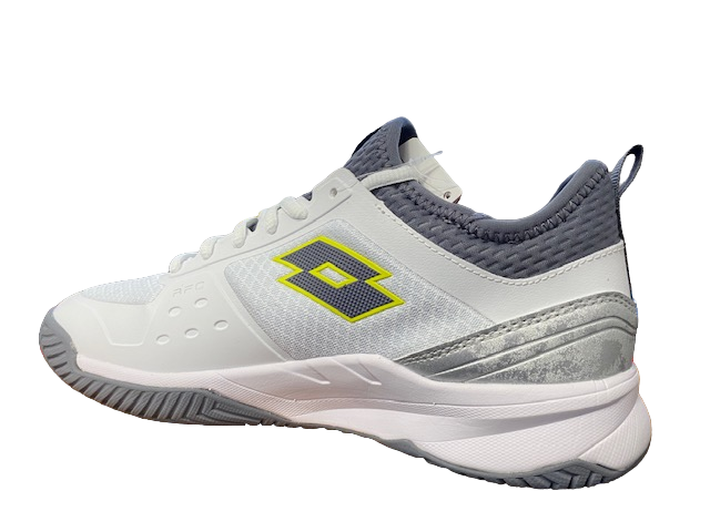 Lotto Scarpa da Tennis da uomo per tutte le superfici Mirage 500 II ALR 216634 9FG bianco-argento retro