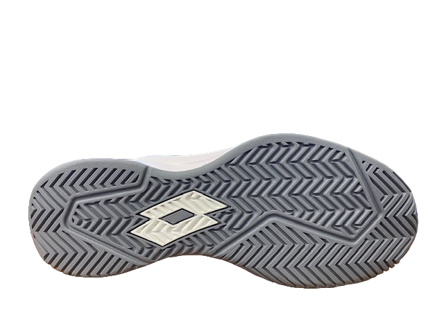 Lotto Scarpa da Tennis da uomo per tutte le superfici Mirage 500 II ALR 216634 9FG bianco-argento suola