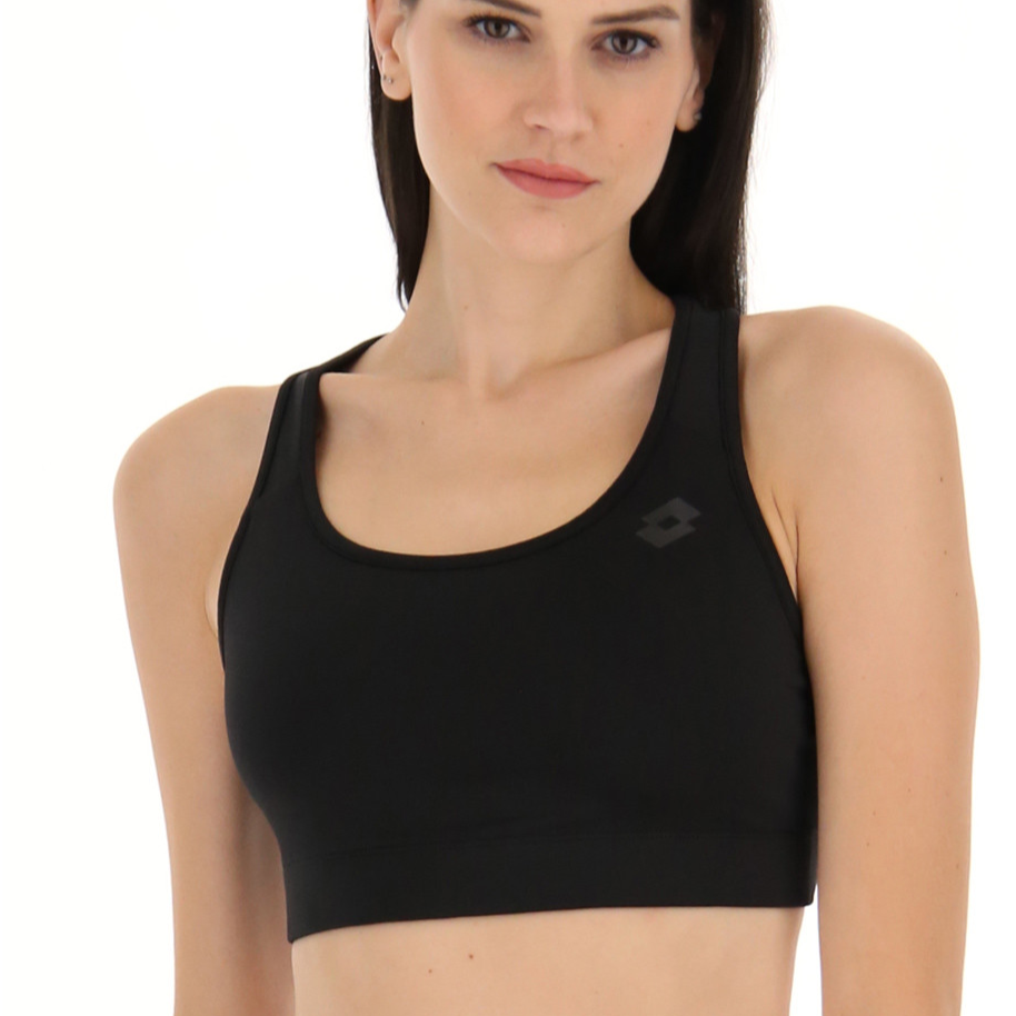 Lotto Top sportivo con sostegno da donna MSP W 216778 1CL nero