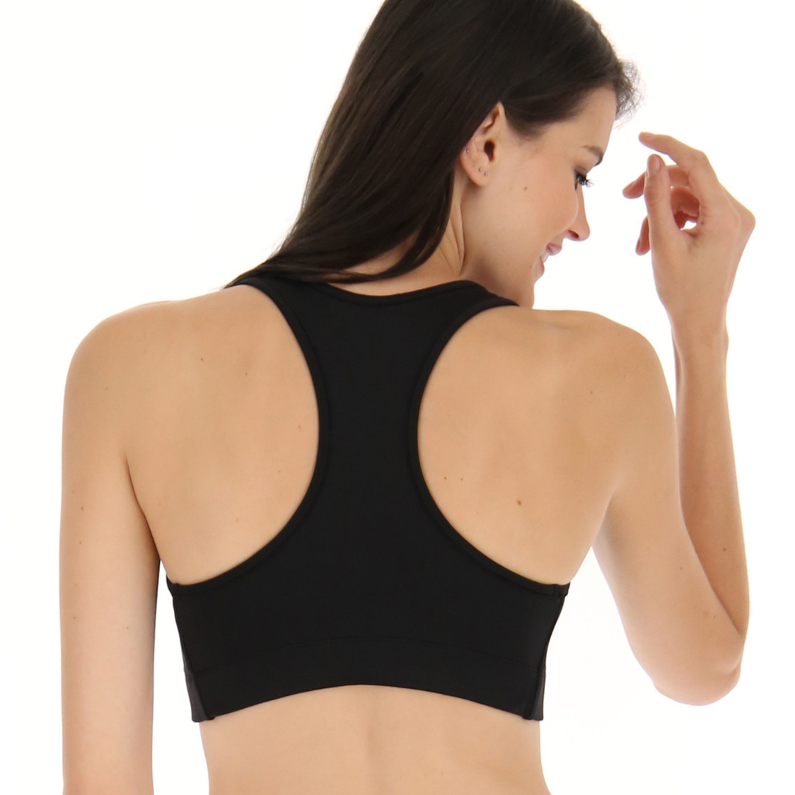 Lotto Top sportivo con sostegno da donna MSP W 216778 1CL nero