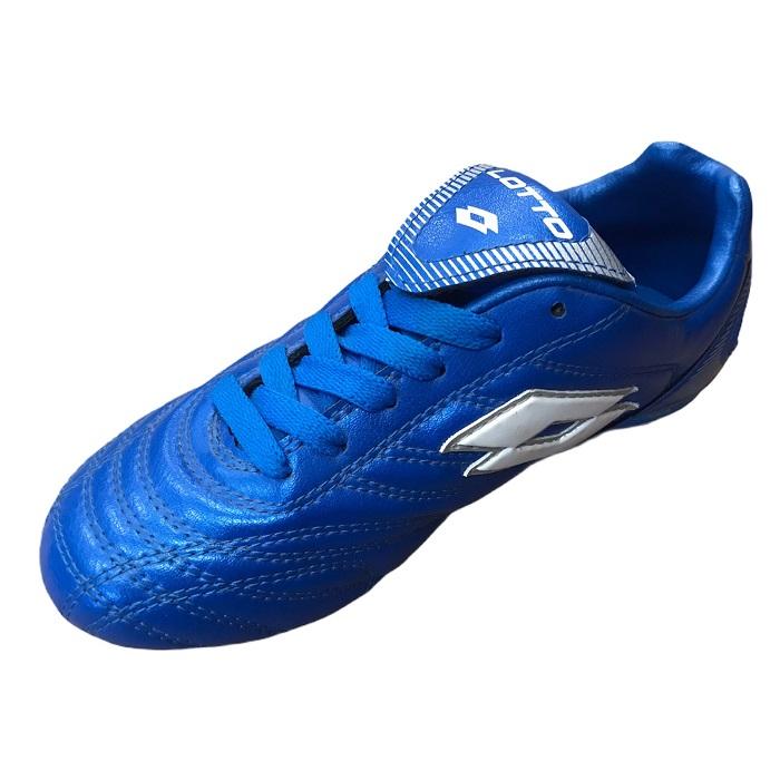 Lotto scarpa da calcio Jr Play Off V N8522 metal blue lat
