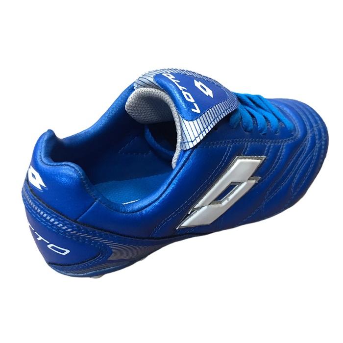 Lotto scarpa da calcio Jr Play Off V N8522 metal blue re