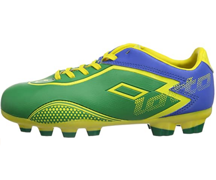 Lotto scarpa da calcio da ragazzo Zhero Gravity R0301 verde-giallo-blu fro